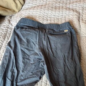 Vuori hiking pants. Dark blue